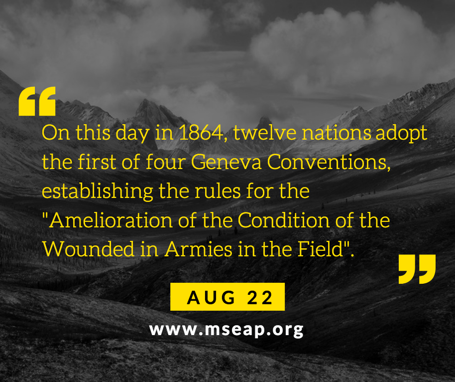 [Today in history] Aug 22