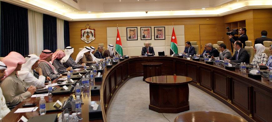 [Nov 20] Jordanian Prime Minister meets with Kuwaiti delegates from industrial-commercial sectors