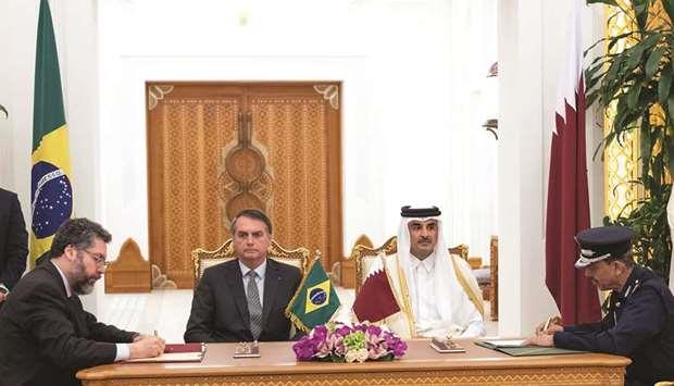 [Oct 30] Leaders of Qatar and Brazil hold a meeting to strengthen bilateral ties