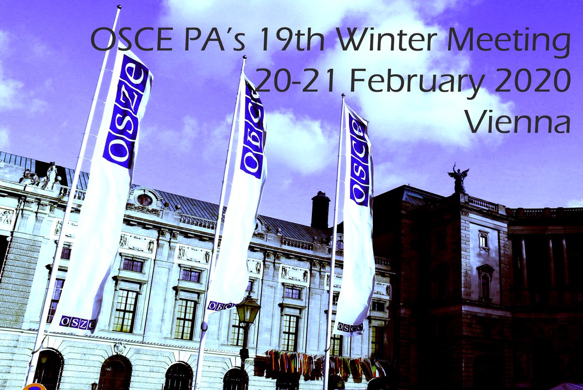 [Feb 19] OSCE PA’s 19th Winter Meeting to be held on February 20~21, 2020 in Vienna