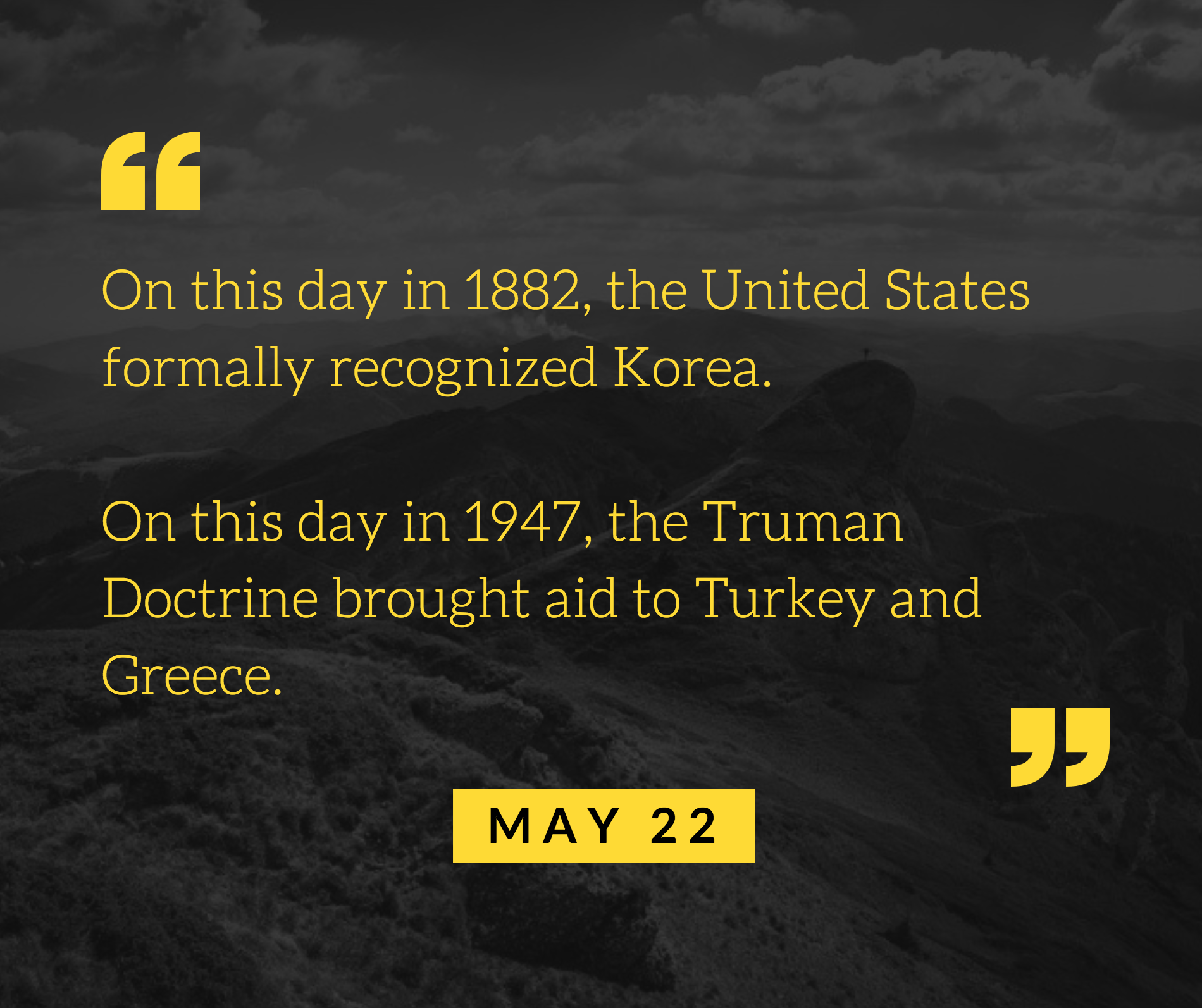 [Today in history] May 22
