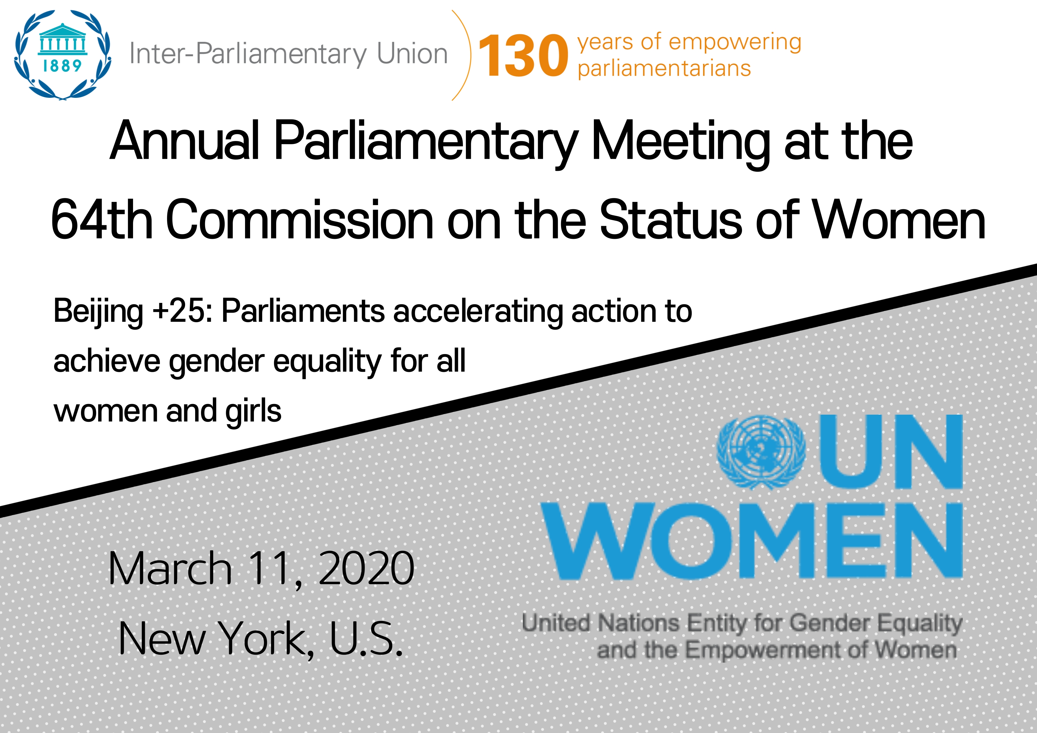 Annual Parliamentary Meeting at the 64th Commission on the Status of Women