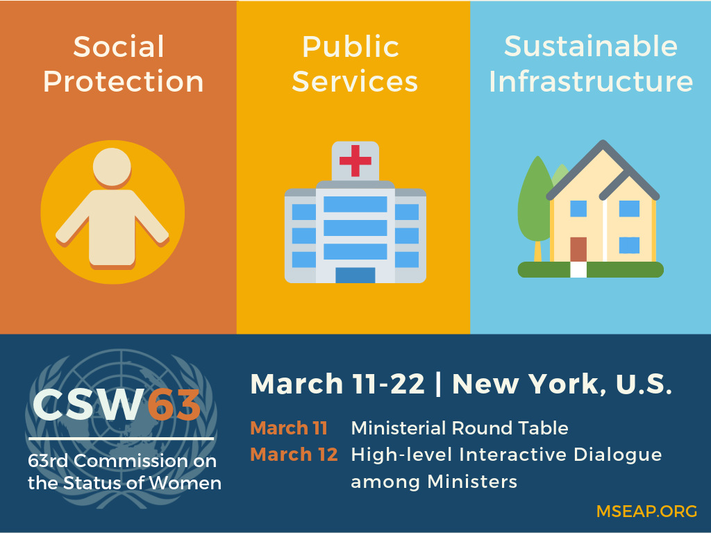 [Mar 12] 63rd Session of the Commission on the Status of Women (CSW63)