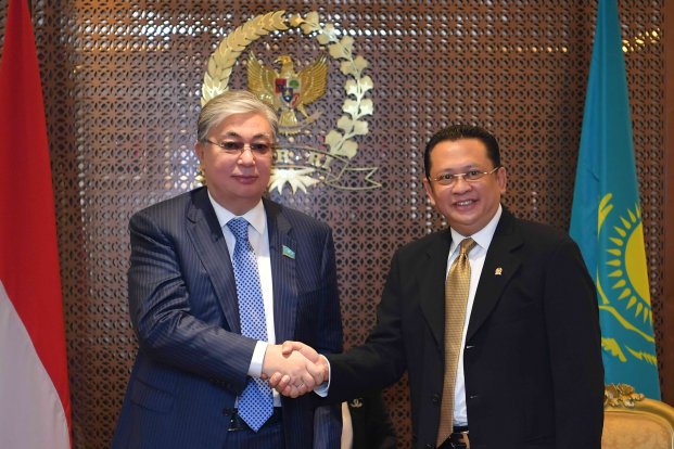 Indonesian president meets Kazakh senate chairman