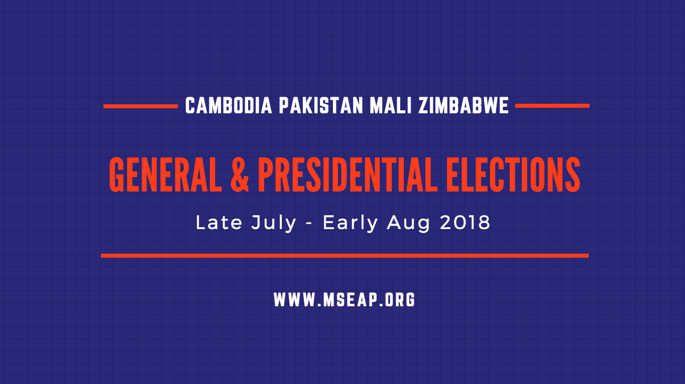 Global Elections Update: Late July - Early Aug 2018
