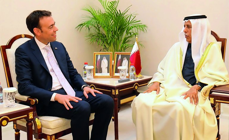 Speaker of the Shura Council meets with member of the German parliament
