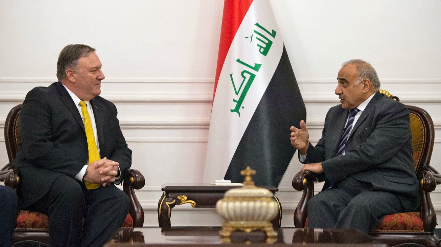 U.S. Secretary of State Mike Pompeo Meets Iraqi Speaker