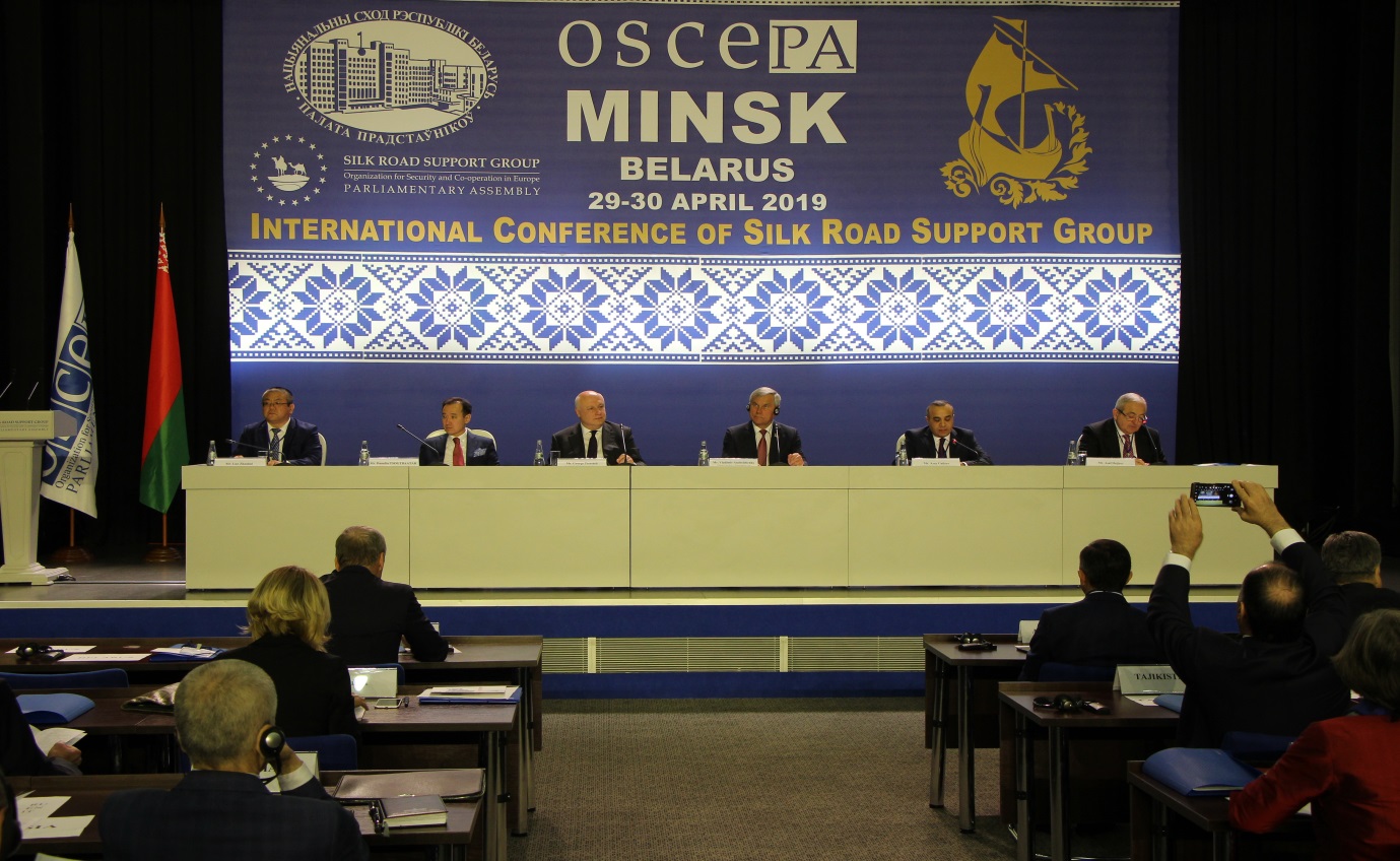 [May 2] 2nd International Conference of OSCE PA Silk Road Support Group, Together for Europe Summit, Belarusian Parliament Speaker meets Serbian MP